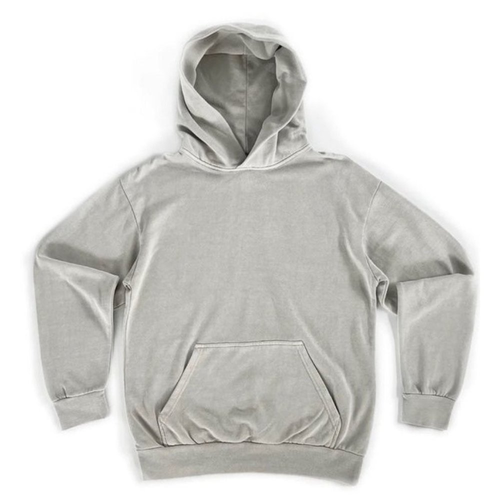 NEW HEAVY WEIGHT VINTAGE CEMENT  HOODIE SIZE LARGE